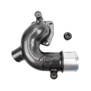Flash Sale Wehrli 98-18 Dodge / Ram Cummins 5.9L/6.7L WCFab X Fleece Thermostat Housing - WCFab Grey - WCF100157-GRY