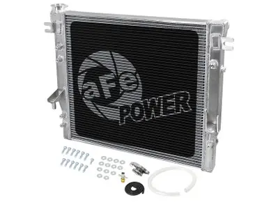 aFe BladeRunner Street Series Tube & Fin Aluminum Radiator 07-18 Jeep Wrangler (JK) V6-3.6L/3.8L - 46-52001 Next Day Delivery