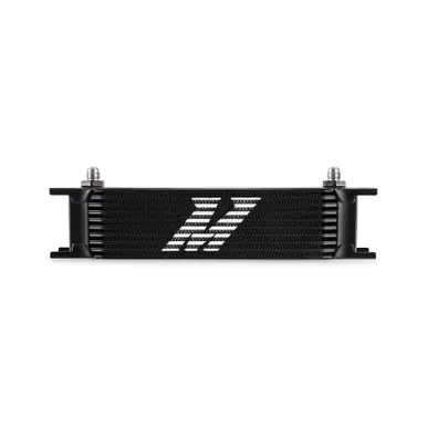 Mishimoto Universal - 6AN 10 Row Oil Cooler - Black - MMOC-10-6BK In Demand