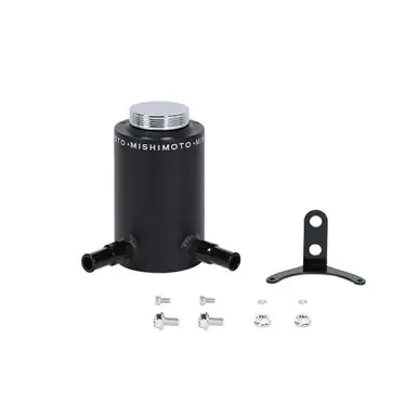 Mishimoto Aluminum Power Steering Reservoir Tank - Wrinkle Black - MMRT-PSAWBK Time-Limited