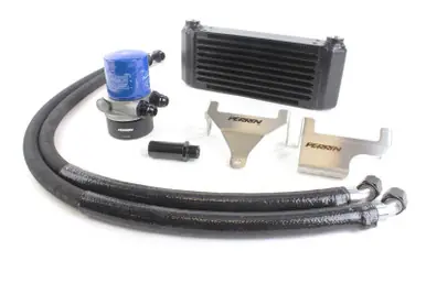 Perrin 04-21 Subaru STI / 02-14 WRX Oil Cooler Kit w/PERRIN Core - PSP-OIL-110 Holiday Sale