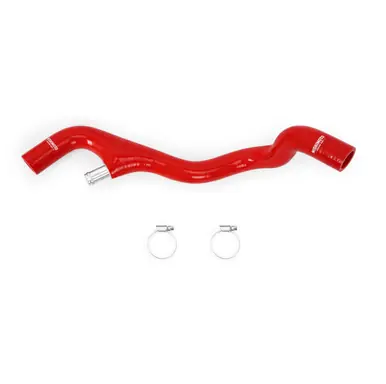 Fast Shipping Mishimoto 05-07 Ford F-250/F-350 6.0L Powerstroke Lower Overflow Red Silicone Hose Kit - MMHOSE-F2D-05ERD