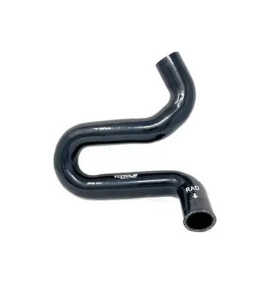 Express Delivery Torque Solution 2015+ Ford Mustang GT S550 Silicone Radiator Hose/ OEM Oil Cooler Delete - Black - TS-FM-750A