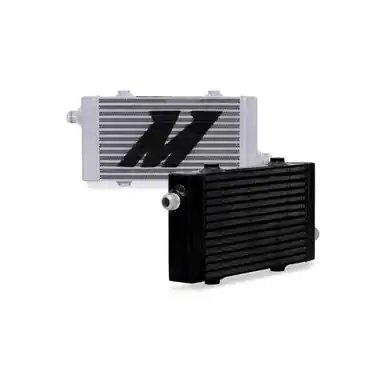 Mishimoto Universal Small Bar and Plate Cross Flow Black Oil Cooler - MMOC-SP-SBK Fast Shipping