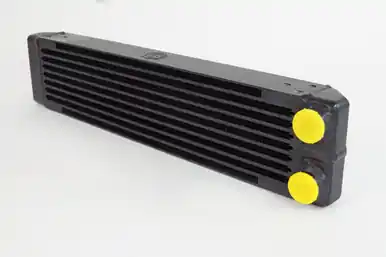 CSF Universal Dual-Pass Oil Cooler - M22 x 1.5 Connections 22x4.75x2.16 - 8201 Brand New