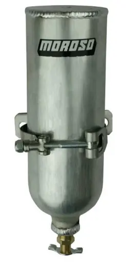 Best Price Moroso Coolant Neck Overflow Tank 3in Diameter x 9in Tall Aluminum - 63774