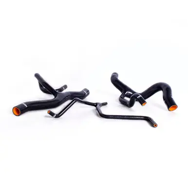Must Have Mishimoto 2016+ Chevrolet Camaro 2.0T w/HD Cooling Package Silicone Radiator Hose Kit - Black - MMHOSE-CAM4-16HDBK