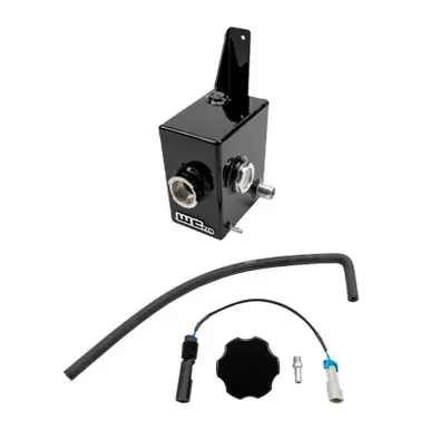 Brand New Wehrli 17-19 Chevrolet L5P Duramax Twin Turbo Style Coolant Tank Kit - Raw Aluminum - WCF100710-RAW