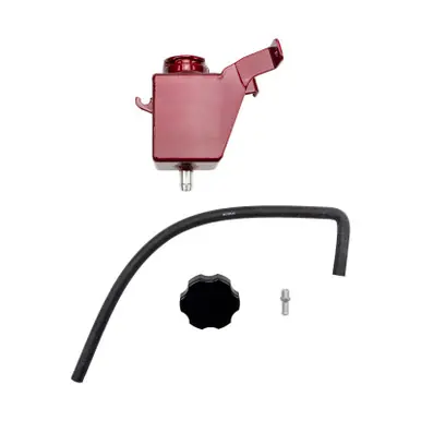 Wehrli 20-24 Duramax L5P Auxiliary Coolant Tank Kit - WCFab Red - WCF100224-RED Certified