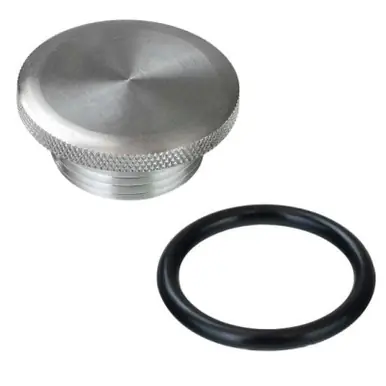 Free Shipping Moroso 1 1/4in-12 Thread Aluminum Knurled Filler Cap Kit - 85292