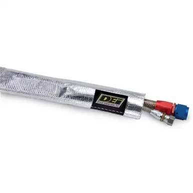 Buy Online DEI Heat Sheath 1in x 3ft - Aluminized Sleeving- Sewn Edge - 10419