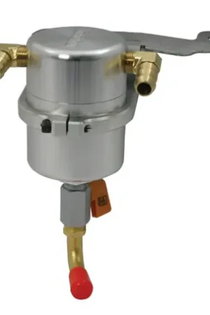 Certified Moroso 11-14 Ford Mustang V6 Air/Oil Separator Catch Can - Billet Aluminum - 85498