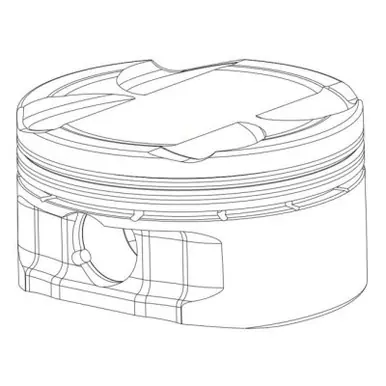 CP Piston & Ring Set 78-83 Porsche 911SC 3.0L - 95mm Bore - 39cc Dome - Compression Ratio (9.5) - XP5000-6 Best Seller