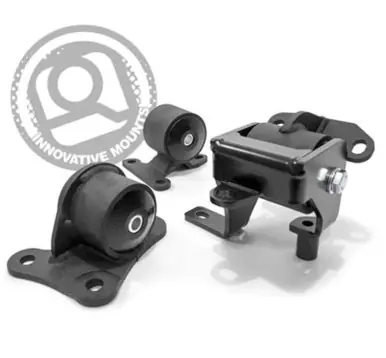 Big Sale Innovative 97-01 Honda Prelude H/F Series Black Replacement Steel Mounts 95A Bushings - 20150-95A