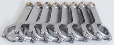 Eagle Chevrolet Big Block H-Beam Connecting Rods w/ ARP L19 Bolts (Set of 8) - CRS63853DL19 Handmade