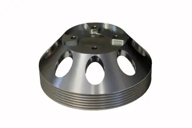Flash Sale Torque Solution Lightweight Water Pump Pulley (Silver): Hyundai Genesis Coupe 3.8 2010+ - TS-GEN-003S