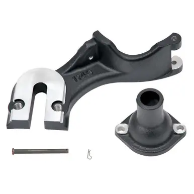 Edelbrock Generator Offset Kit Ford Flathead49-53 Satin Black - 11463 Cheap
