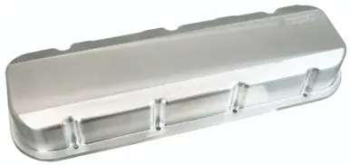 Buy Direct Moroso Chevrolet Big Block (w/Symmetrical Port/Stock Heads) Valve Cover - 3in - Aluminum - 68469