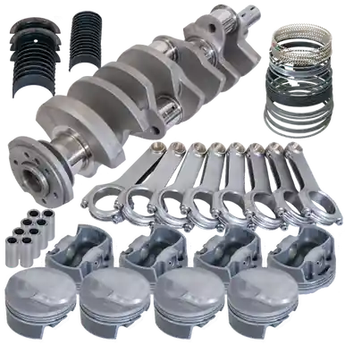 Popular Eagle Chevy 454 4.250in Crank 6.385in H-Beam 18cc Dome 4.350in Pistons Rotating Assembly - 11012100