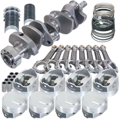 Eagle Chevy 454 1Pc 4.000in Crank 6.135in I-Beam Rods 43cc Dome 4.350in Pistons Rotating Assembly - 18326L100 Trending