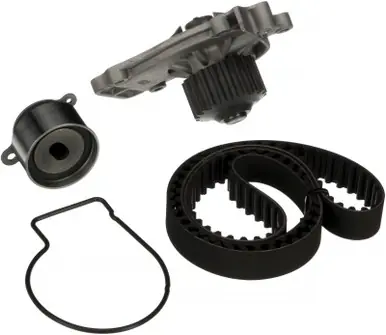 Gates 07-09 Hyundai Santa Fe V-6 2.7L Timing Belt Component Kit w/Water Pump - TCKWP337 Latest