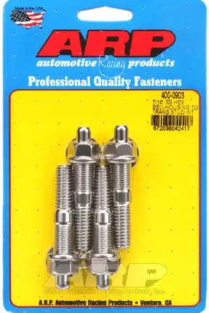 ARP 7/16in SS hex bellhousing to trans stud kit - 400-0903 Time-Limited