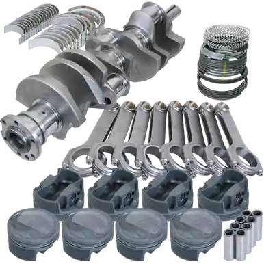 Free Returns Eagle Oldsmobile 455 4.500in Crank 7.100in H-Beam -22cc Inv Dome 4.155in Pistons Balanced Assembly - B42105030