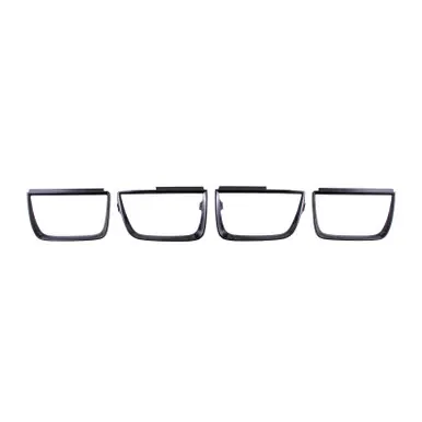 ANZO 2010-2013 Chevrolet Camaro Taillight Bezels - 4pc Gloss Black - 351002 Viral