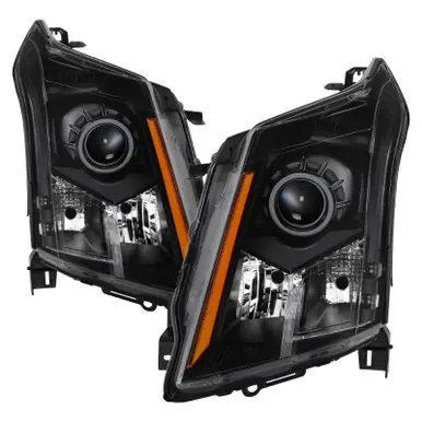 Crafted xTune Cadillac SRX 10-14 OE Style Halogen Headlights - Black HD-JH-CSRX11-AM-BK - 9938917
