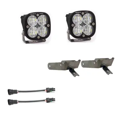 Place Order Baja Designs 99-10 Ford Super Duty Fog Squadron Sport Fog Pocket Kit - 630817