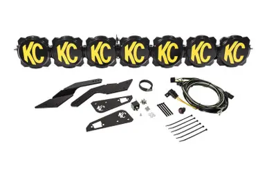Final Sale KC HiLiTES Can-Am X3 45in. Pro6 Gravity LED 7-Light 140w Combo Beam Overhead Light Bar System - 91334