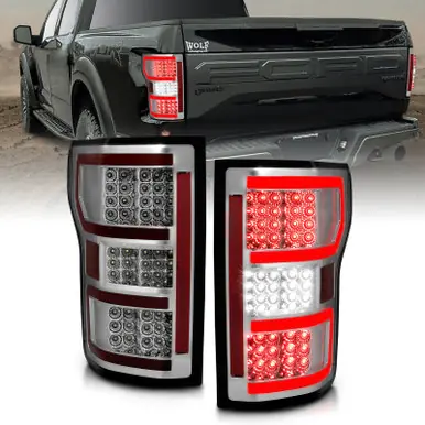 Best Price ANZO 18-19 Ford F-150 LED Taillights Chrome - 321340