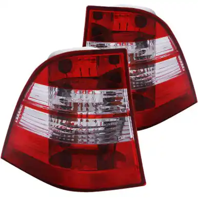 Limited Edition ANZO 1998-2005 Mercedes Benz M Class W163 Taillights Chrome - 221134
