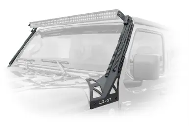 DV8 Offroad 2018+ JL/Gladiator Picatinny Rail A-Pillar Pod LED Light Mount - D-JL-190052-PIL Discount