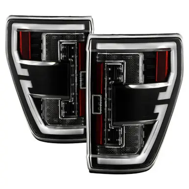 Place Order Spyder 21-23 Ford F150 (Factory Halogent) Light Bar LED Tail Lights - Black (ALT-YD-FF15021HAL-BK) - 5088772