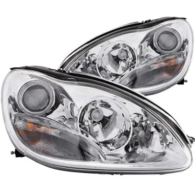 ANZO 2000-2005 Mercedes Benz S Class W220 Projector Headlights Chrome - 121092 Special Discount