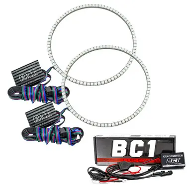 Oracle Jeep Wrangler TJ 97-06 LED Waterproof Halo Kit - ColorSHIFT w/ BC1 Controller - 3947-335 Time-Limited