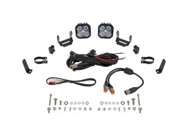 Diode Dynamics SS3 LED Bumper 1 3/4 In Roll Bar Kit Pro - White Combo (Pair) - DD7699 No Minimum Order