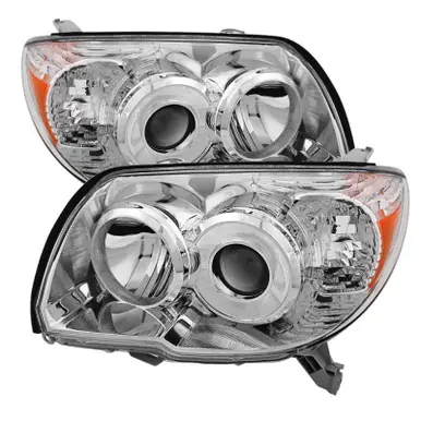 Sale Xtune Toyota 4Runner 06-09 Crystal Headlights Chrome HD-JH-T4R06-AM-C - 9023743