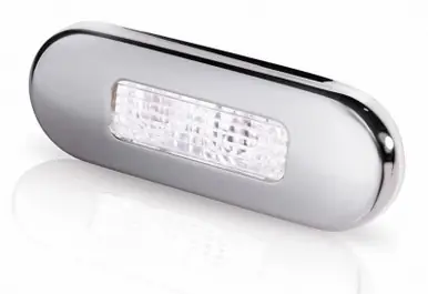 Worldwide Shipping Hella Courtesy Lamp White Md12/24 Ss Rim 2Xt - 980869301