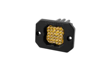 Brand New Diode Dynamics Stage Series C1 LED Pod Pro - Yellow Flood Flush ABL Each - DD6478S