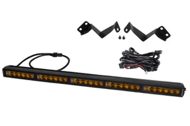 New Release Diode Dynamics 16-21 Toyota Tacoma SS30 Stealth Lightbar Kit - Amber Driving - DD6073