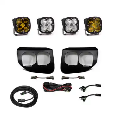 Warranty Included Baja Designs Ford Super Duty (20-On) Fog Lights Dual FPK Amber SAE/Sport DC Baja Designs - 447739