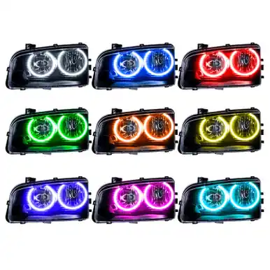 Order Now Oracle 05-10 Dodge Charger SMD HL (Non-HID) - ColorSHIFT w/ Simple Controller - 7022-504