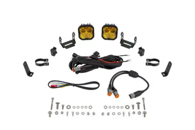 Shop Now Diode Dynamics SS3 LED Bumper 1 3/4 In Roll Bar Kit Pro - Yellow Combo (Pair) - DD7702