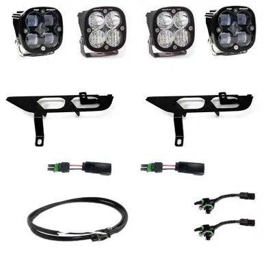 Hot Deal Baja Designs 2021+ Ford F-150 Pro Series Fog Pocket Kit - Clear - 447870UP