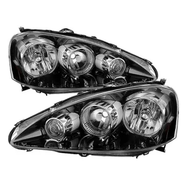 Clearance Xtune Acura Rsx 2005-2006 OEM Style Headlights -Black HD-JH-ARSX05-AM-BK - 9029516
