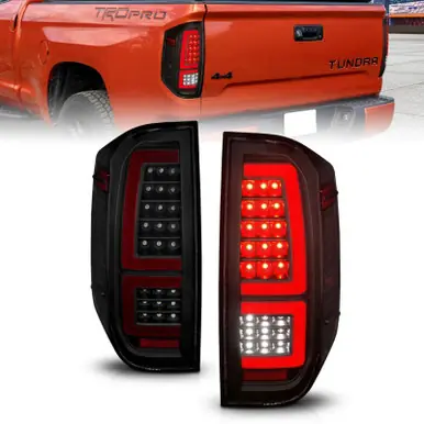 Trusted Brand ANZO 2014-2021 Toyota Tundra LED Taillights Black Housing/Smoke Lens - 311437
