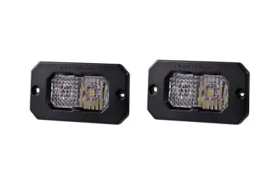 Diode Dynamics Stage Series 2in LED Pod Pro - White Combo Flush ABL (Pair) - DD6732P Latest