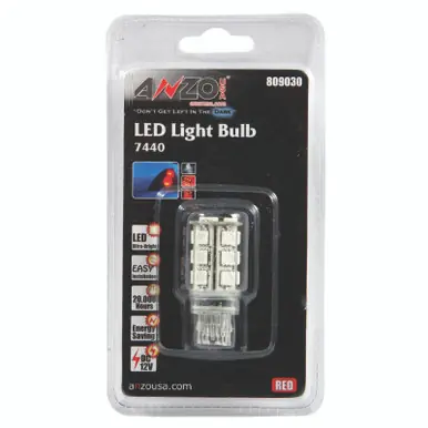 ANZO LED Bulbs Universal 7443/7440 Red - 809030 Exclusive Offer